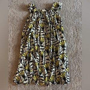 Love Sam yellow and black print dress